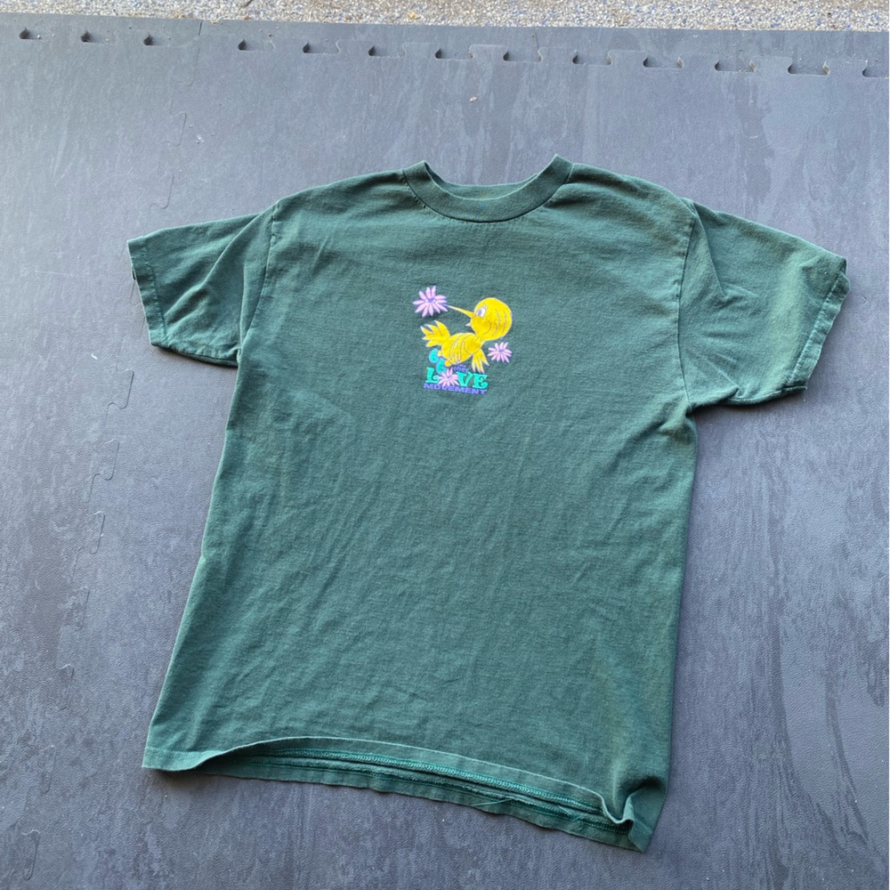 Obey Green Collared T-shirt